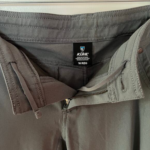 Kuhl Freeflex Roll up pants Sage SZ 16 - Picture 8 of 9